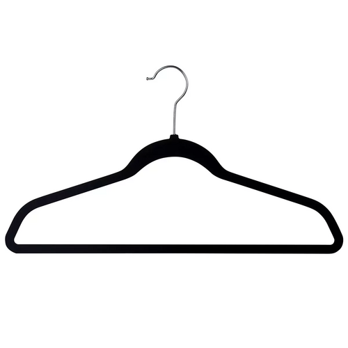 Non-slip Coat Hangers 50 Pack Clothes Hanger Pant Shirt Jacket Flocked