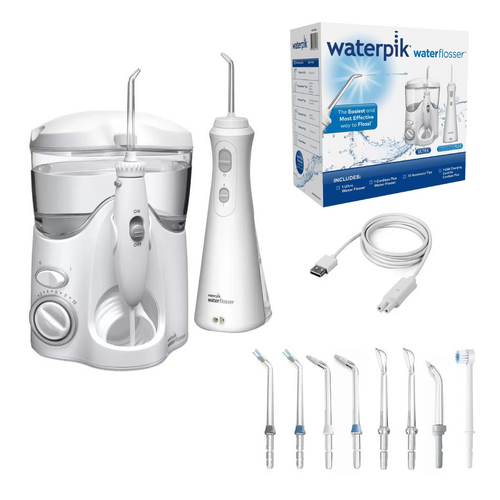 Waterpik Water Flosser Ultra + Cordless Plus Travel Advanced Oralcare System