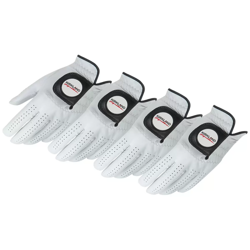 Brand New Kirkland Signature Left Hand Golf Gloves 4pk White Large 20.75 cm