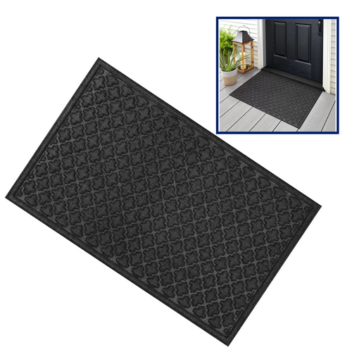 Grizzly Grass Door Mat 61 x 91cm Non Slip Entrance Floor Mats Easy Clean 100% Recycled