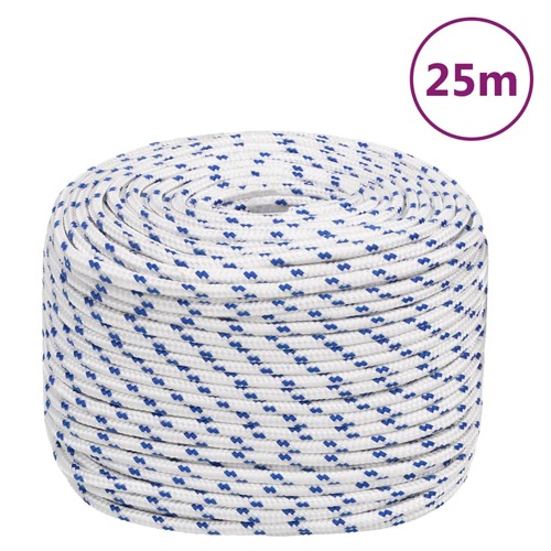 Boat Rope White 10 mm 25 m Polypropylene