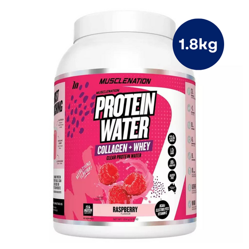 Muscle Nation Whey Protein + Collagen Powder + BCAA's 1.8kg Raspberry Flavour