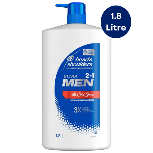 1.8L Head & Shoulders Ultra Men 2 In 1 Old Spice Shampoo And Conditioner