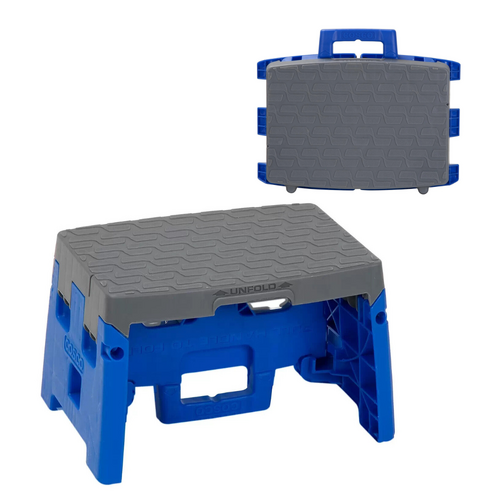 Folding Step Stool Portable Plastic Foldable Steps Slip Resistant Multi-Purpose