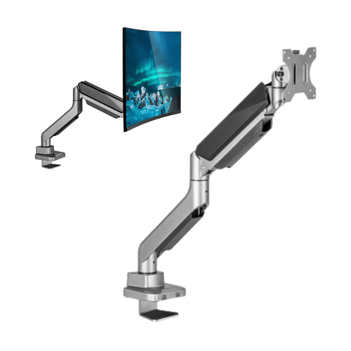 Monitor Arm Single Screen Gas Spring Heavy Duty Screen Display Holder Mount Bracket