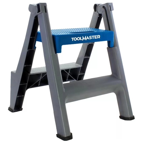 Toolmaster Folding Step Ladder Stool Lightweight, Durable Anti-Slip Home Or Garage