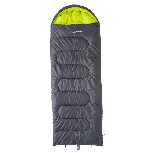 CariBee Glacial Adult Single Sleeping Bag 0°C Rated Tech Loft Insulated Full Zip