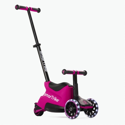 Kids Ride On Balance Bike 3 in 1 Adjustable Push Scooter Toddler Trike Pink