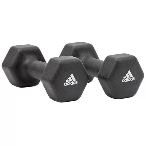 Adidas Dumbbells Set 4kg Pair Home Gym Hand Weights Strength Training Fitness