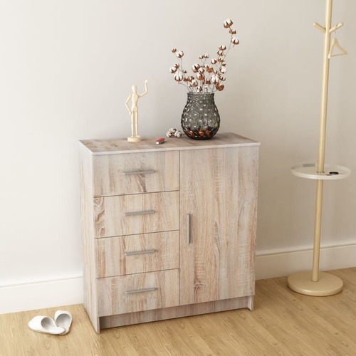 Sideboard Engineered Wood 79x35x88 cm Oak