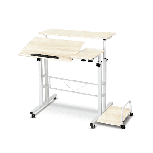 EKKIO Adjustable Workstation Portable Mobile Laptop Desk