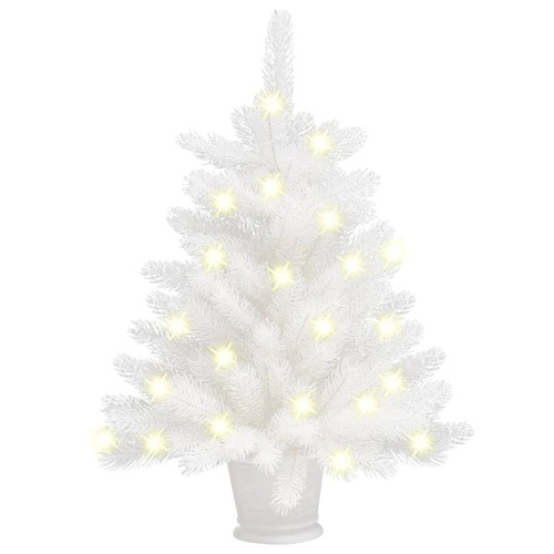 Artificial Pre-lit Christmas Tree White 65 cm