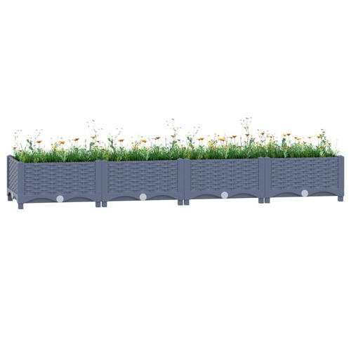 Raised Bed 160x40x23 cm Polypropylene