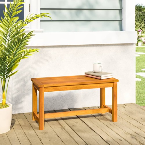 Garden Bench 80x35x45 cm Solid Wood Acacia