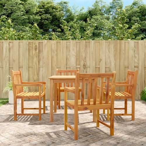 Garden Chairs 4 pcs 56x55.5x90 cm Solid Wood Acacia