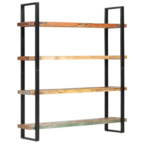 4-Tier Bookcase 160x40x180 cm Solid Reclaimed Wood