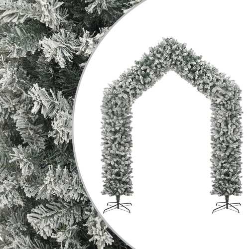 Christmas Tree Arch with Flocked Snow 270 cm