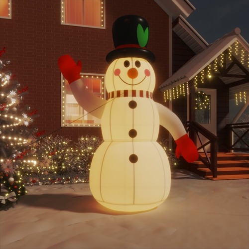 Christmas Inflatable Snowman with LEDs 300 cm