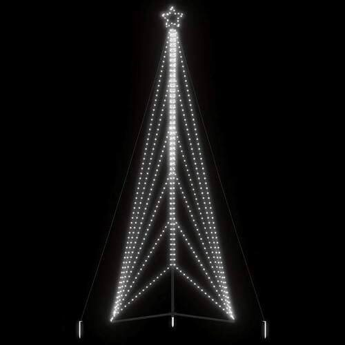 LED Christmas Tree 861 LEDs Cold White 478 cm