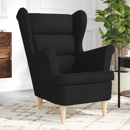 Armchair Black 74x84x100 cm Fabric