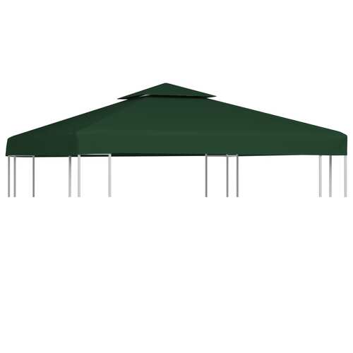 Water-proof Gazebo Cover Canopy 310 g / m² Green 3 x 3 m