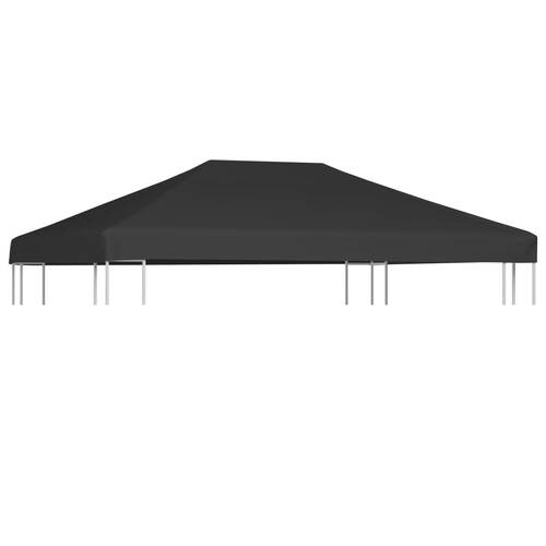 Gazebo Top Cover 310 g/m² 4x3 m Grey