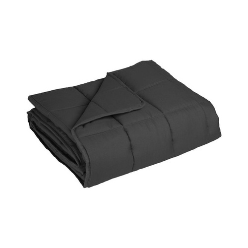 GOMINIMO Polyester Queen Size Weighted Blanket 7kg (Dark Grey)