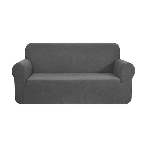 GOMINIMO Velvet Sofa Cover 2 Seater (Grey)