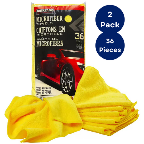 Microfibre Cleaning Cloth 72 Pack Car Drying Washing Window  Soft Towels Cloths