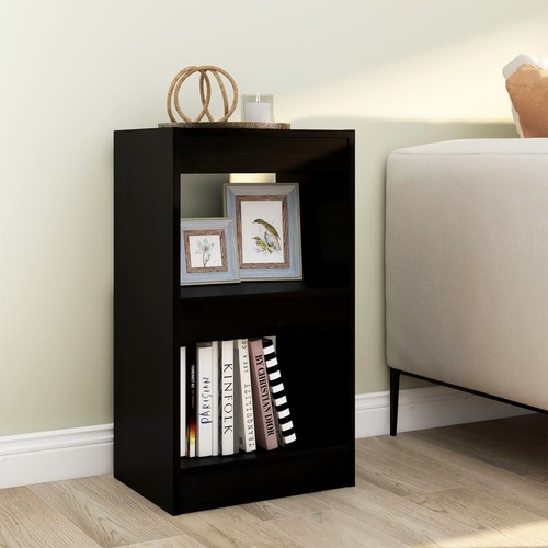 Book Cabinet/Room Divider Black 40x30x72 cm