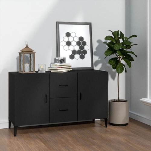 Sideboard Black 100x36x60 cm Engineered Wood