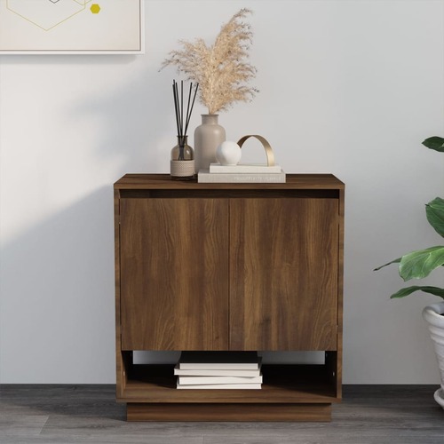 Sideboard Brown Oak 70x41x75 cm Engineered Wood