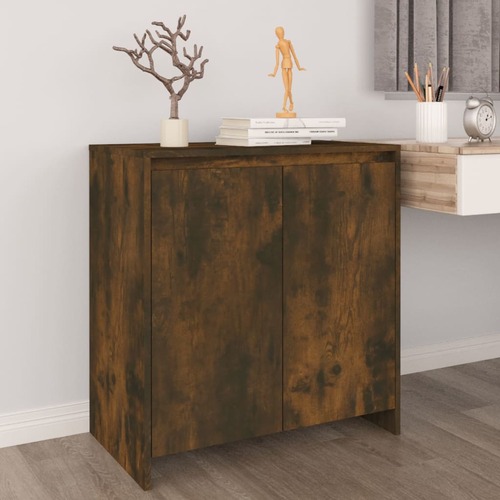 Sideboard Smoked Oak 70x41x75 cm Engineered Wood