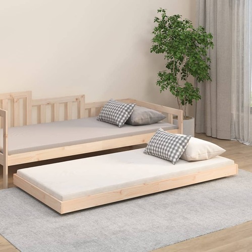 Bed Frame 92x187 cm Single Size Solid Wood Pine