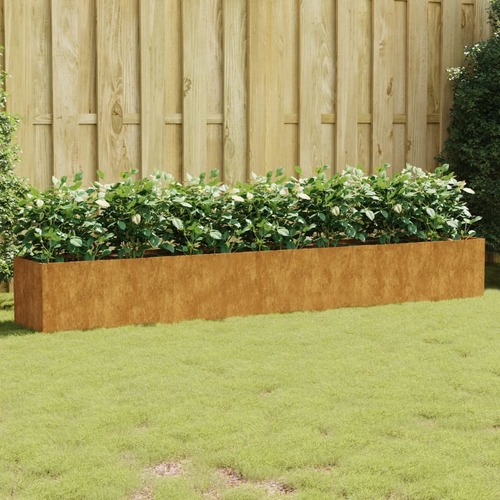 Garden Raised Bed 280x40x40 cm Corten Steel