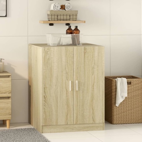 Washing Machine Cabinet Sonoma Oak 70.5x71.5x91.5 cm
