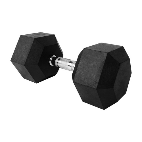 VERPEAK Rubber Hex Dumbbells 12.5kg