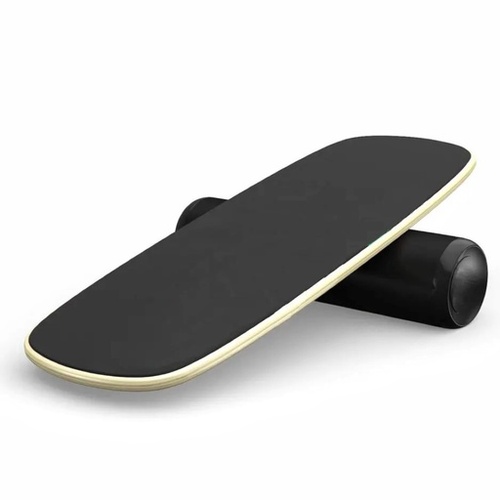 VERPEAK Wooden Balance Board Trainer with Adjustable Stoppers (Black with Wood) VP-BT-100-BK