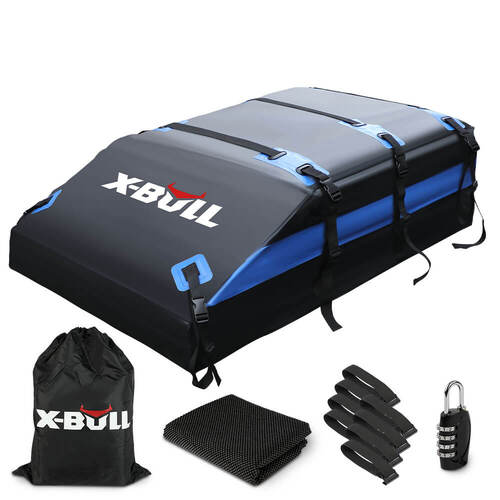 X-BULL Waterproof Car Roof Top Rack Carrier Travel Cargo Luggage Cube Bag 