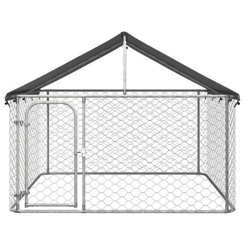 Outdoor Dog Kennel with Roof 200x200x150 cm