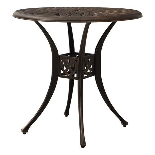 Garden Table Bronze 78x78x72 cm Cast Aluminium